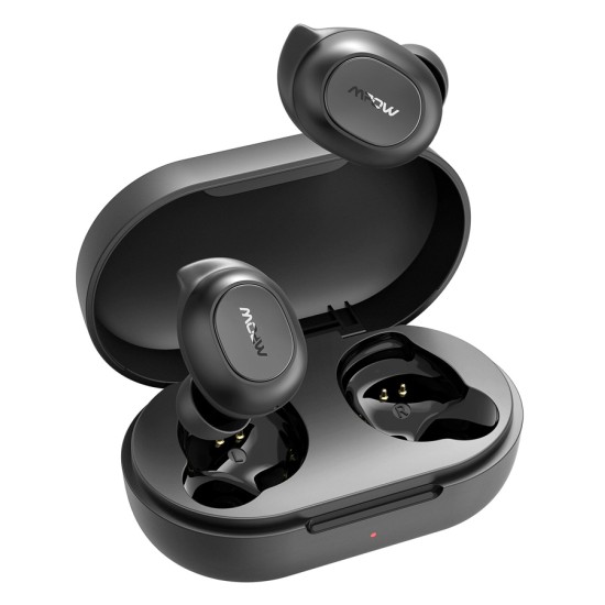 MPOW earphones με θήκη φόρτισης Mdots BH510A, True Wireless, μαύρα MPOW earphones με θήκη φόρτισης Mdots BH510A, True Wireless, μαύρα
