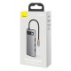 Baseus Hub 4in1Metal Gleam Series, USB-C to USB 3.0 + USB 2.0 + HDMI + USB-C  (CAHUB-CY0G) (BASCAHUB-CY0G)
