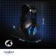 Nedis Over Ear Gaming Headset με σύνδεση 2x3.5mm / USB (GHST250BK) (NEDGHST250BK)