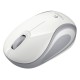 Logitech M187 Mini Optical Mouse (White, Wireless) (LOGM187WHT)