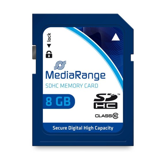 MediaRange SDHC Class 10 8 GB (High Capacity) (MR962)