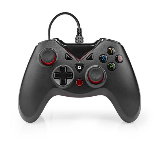 Nedis Ενσύρματο Gamepad για PC Μαύρο (GGPD110BK) (NEDGGPD110BK)
