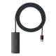Baseus Lite Series 2m USB 3.0 Hub 5 Θυρών με σύνδεση USB-A (WKQX030201) (BASWKQX030201)