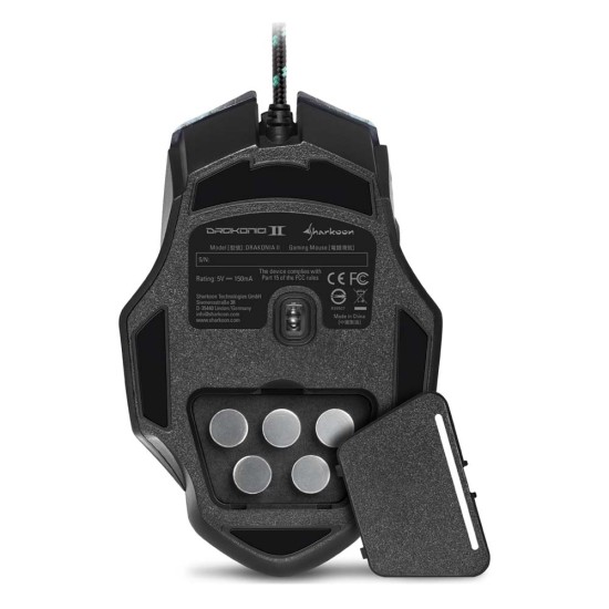 Sharkoon Drakonia II RGB Gaming Mouse Green (DRAKONIA2GRN) (SHRDRAKONIA2GRN)