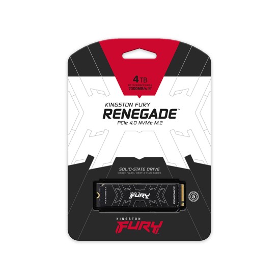 Kingston Fury Renegade SSD 4TB M.2 NVMe PCI Express 4.0 (SFYRD/4000G) (KINSFYRD/4000G)