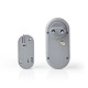 Nedis Wireless Doorbell Set Mains Powered Volume 80 dB Grey / White (DOORB230CWT) (NEDDOORB230CWT)