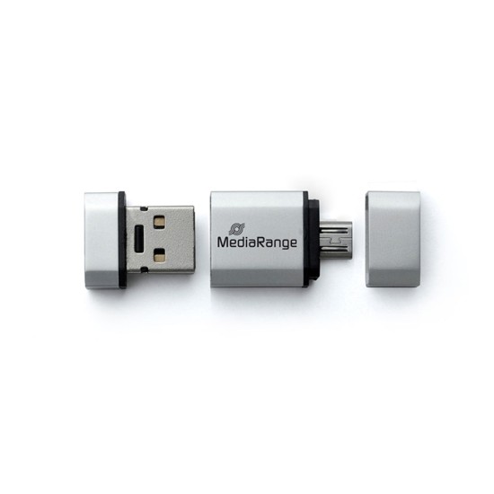 MediaRange USB combo flash drive with micro USB (OTG) plug, 32 GB (MR932-2) MediaRange USB combo flash drive with micro USB (OTG) plug, 32 GB (MR932-2)