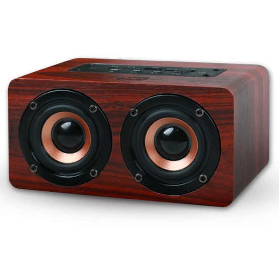 NOD CONCERTO Bluetooth Wooden speaker 2x5W,Brown Red / BTS-300 NOD CONCERTO Bluetooth Wooden speaker 2x5W,Brown Red / BTS-300