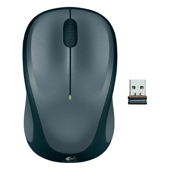 Logitech M235 Optical Mouse (Silver, Wireless) (LOGM235SILVER)