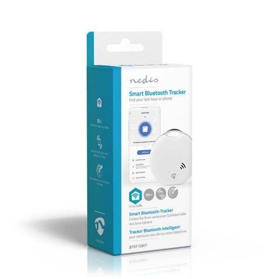 Nedis GPS Tracker Bluetooth για Αντικείμενα (BTKF10WT) (NEDBTKF10WT)