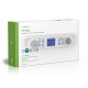 Nedis Kitchen Radio 1.5 W Black Blue Screen Silver / White (RDFM4000WT) (NEDRDFM4000WT)