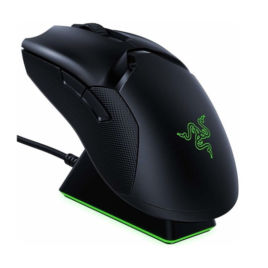 Razer Viper Ultimate με Βάση Φόρτισης Ασύρματο RGB Gaming Ποντίκι 20000 DPI Μαύρο (RZ01-03050100-R3G1)