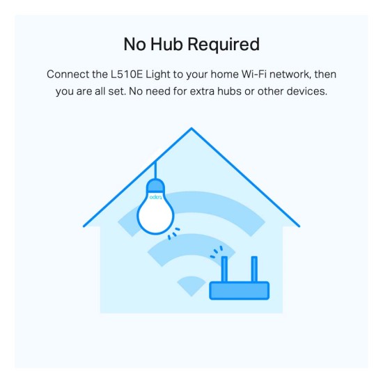 Tp-Link Smart Wi-Fi Light Bulb Tapo L510E E27 8.7W Dimable (TAPO L510E) (TPL510E)