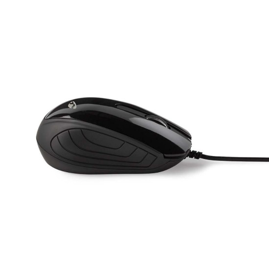 Nedis Wired Desktop Mouse Ενσύρματο Ποντίκι Μαύρο (MSWD300BK) (NEDMSWD300BK)