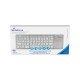 MediaRange Fordable and Rechargeable Bluetooth keyboard 64 keys with touchpad Silver (MROS133-GR)