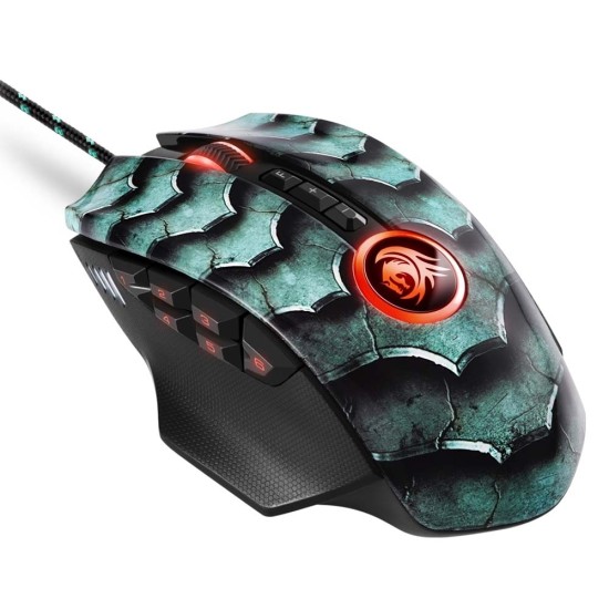 Sharkoon Drakonia II RGB Gaming Mouse Green (DRAKONIA2GRN) (SHRDRAKONIA2GRN)