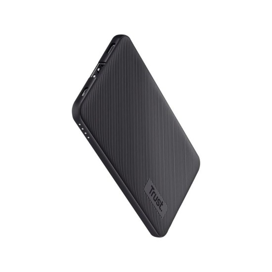 Trust Primo Ultra-thin 5.000 mAh powerbank ECO - black (24679) (TRS24679)