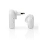 Nedis Wireless Doorbell Set Mains Powered Volume 80 dB White (DOORB220CWT) (NEDDOORB220CWT)