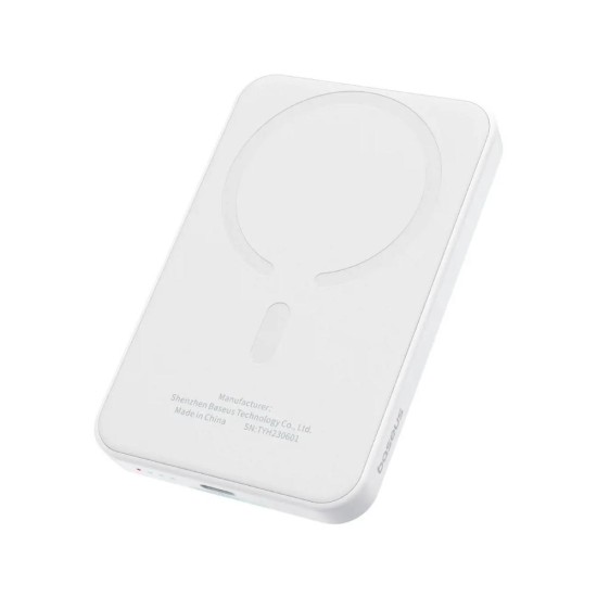 Baseus Magnetic Mini Powerbank 5000mAh 20W (white) (P10022107223-00) (BASP10022107223-00)