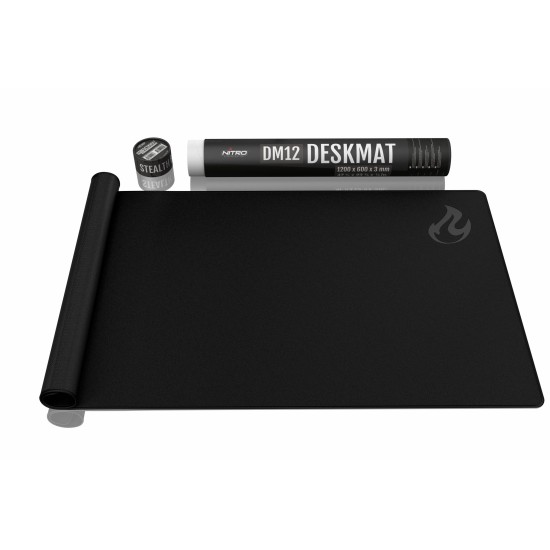 Nitro Concepts Deskmat DM12, 1200x600mm - Black Nitro Concepts Deskmat DM12, 1200x600mm - Black