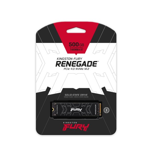Kingston Fury Renegade SSD 500GB M.2 NVMe PCI Express 4.0 (SFYRS/500G) (KINSFYRS/500G)