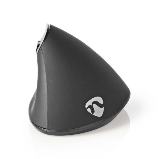 Nedis Ergonomic Wired Mouse Ενσύρματο Vertical Ποντίκι Μαύρο (ERGOMSWD100BK) (NEDERGOMSWD100BK)