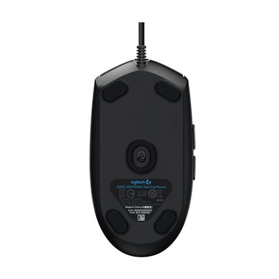 Logitech Gaming Mouse G203 Lightsync Black (910-005796) (LOGG203BK)