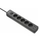 APC Essential SurgeArrest 5 Outlet + USB-A Black 230V (PME5U2B-GR) (APCPME5U2B-GR)