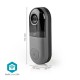 Nedis Wi-Fi Smart Video Doorbell Ασύρματο Κουδούνι Πόρτας με Κάμερα και Wi-Fi (WIFICDP10GY) (NEDWIFICDP10GY)