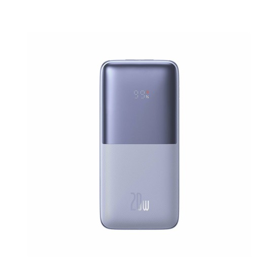 Baseus Bipow Pro Power Bank 10000mAh 20W με 2 Θύρες USB-A και Θύρα USB-C Μωβ (PPBD040105) (BASPPBD040105)