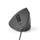 Nedis Ergonomic Wired Mouse Ενσύρματο Vertical Ποντίκι Μαύρο (ERGOMSWD100BK) (NEDERGOMSWD100BK)