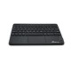 MediaRange Compact-sized Bluetooth Keyboard with 78 ultraflat keys and touchpad (Black) (MROS130-GR)